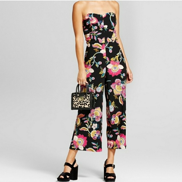 Xhilaration Pants - NWT Floral Jumpsuit